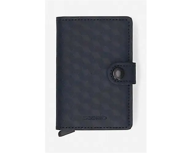 Secrid portofel culoarea negru, Portfel Secrid Miniwallet Optical MOP-BLACK-TITANIUM