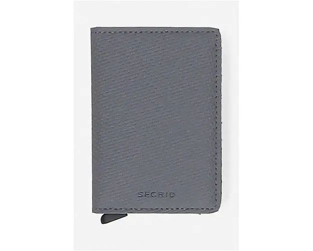 Secrid portofel culoarea gri, Portfel Secrid Slimwallet Carbon SCA-COOL GREY