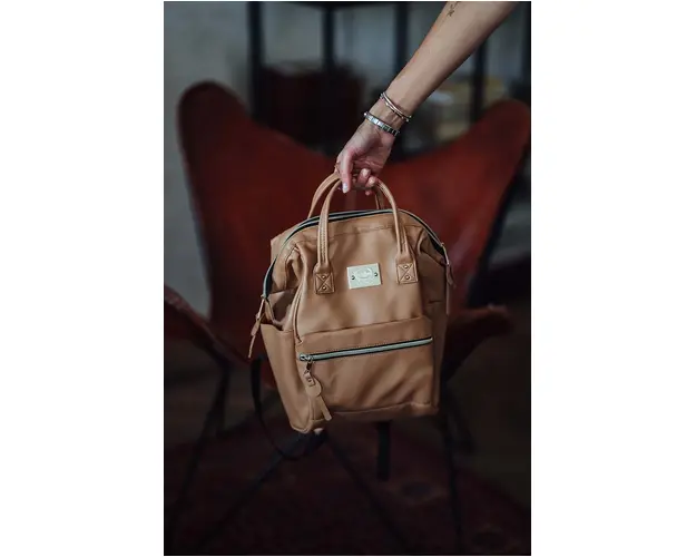 La Millou rucsac Dolce Vita Pure ARIZONA culoarea maro, mare, neted