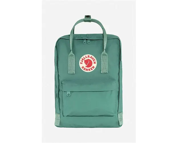 Fjallraven rucsac Kanken culoarea verde, mare, uni F23510.664-664