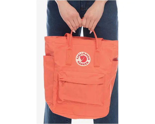 Fjallraven rucsac Kanken Totepack culoarea portocaliu, mare, uni F23710.350-350