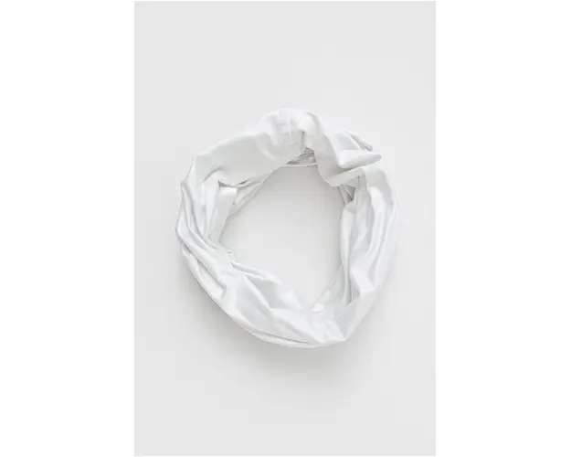 Nike fular impletit culoarea alb, cu imprimeu