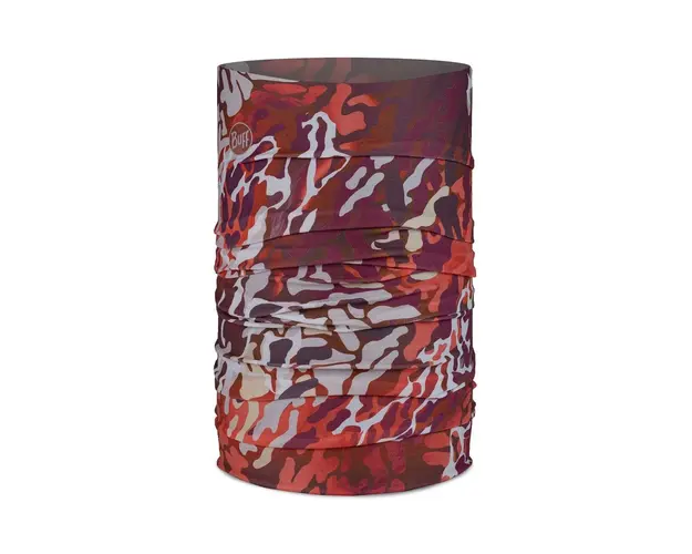 Buff fular impletit Original EcoStretch culoarea rosu, modelator