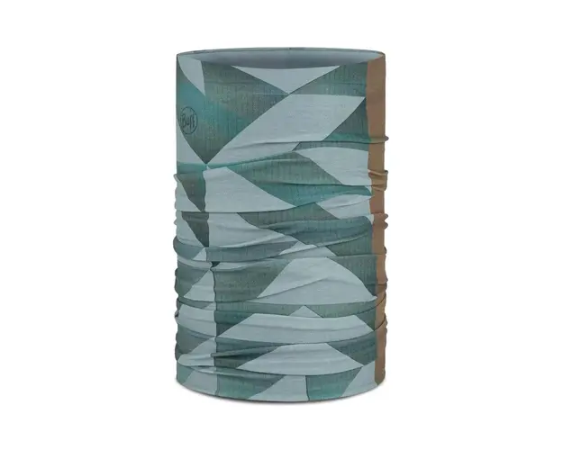 Buff fular impletit Original EcoStretch culoarea verde, modelator