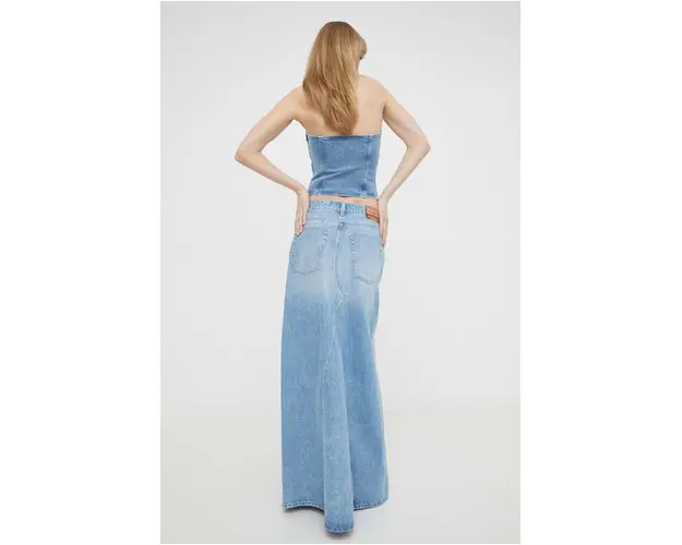 Diesel fusta din denim maxi, drept A10716.09I29