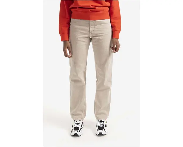 Wood Wood jeans din bumbac Ilo Rigid Denim high waist 12211305.7051-LIGHTSA