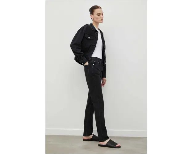 Samsoe Samsoe jeans femei medium waist