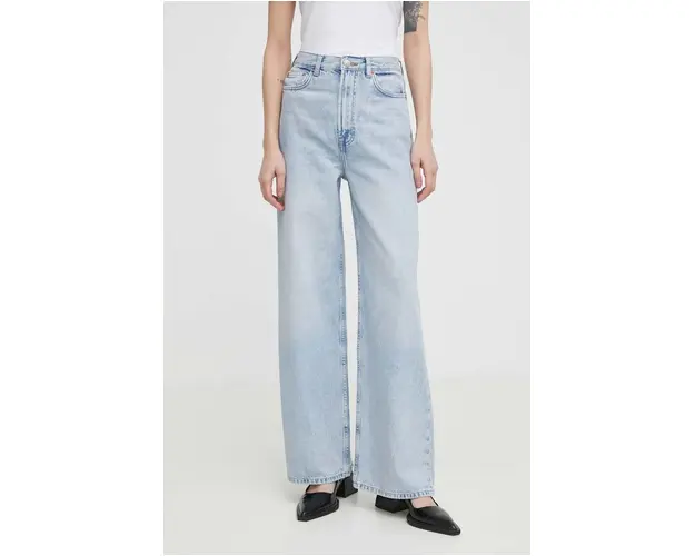 Samsoe Samsoe jeansi femei high waist