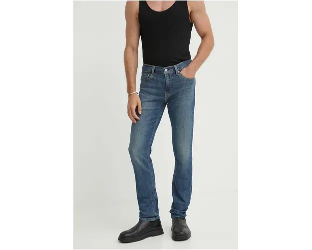 Levi's jeansi barbati, culoarea albastru marin