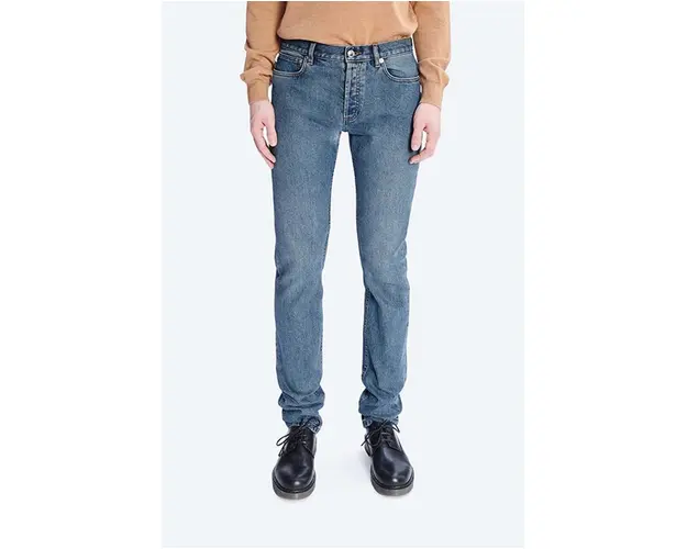 A.P.C. jeans Petit Standard barbati COZZK.M09002-INDIGO