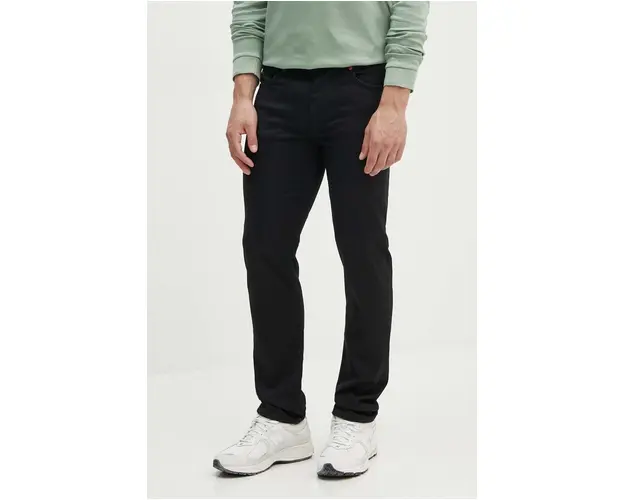 Boss Orange jeansi barbati, culoarea negru, 50471157