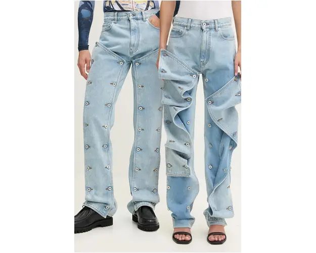 Y/Project jeansi EVERGREEN SNAP OFF JEANS 207PA009