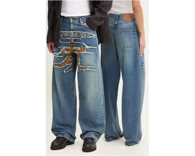 Y/Project jeansi EVERGREEN PARIS' BEST PATCH JEANS 207PA005