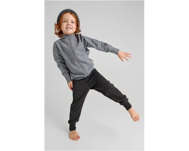 Reima pantaloni de trening pentru copii Misam culoarea maro