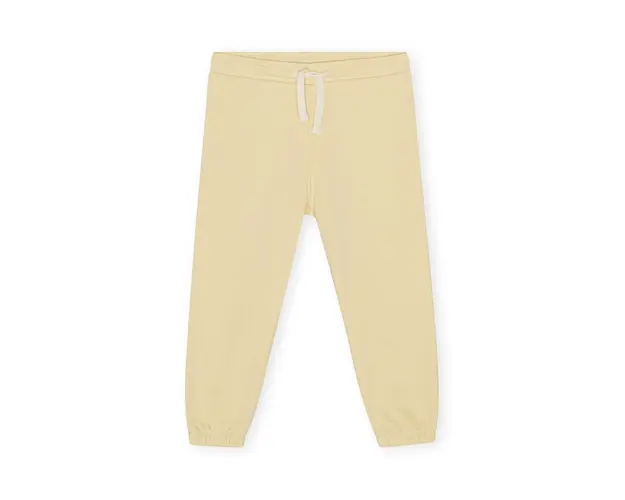 Konges Sløjd pantaloni de trening pentru copii LOU SWEAT PANTS culoarea galben, uni