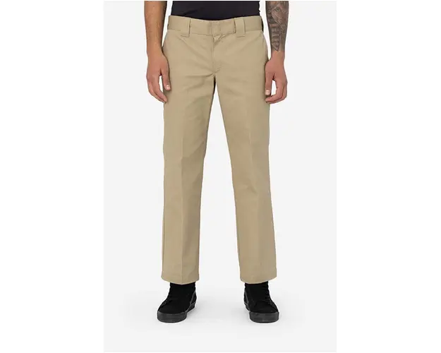 Dickies pantaloni Work Pant Rec barbati, culoarea bej, drept DK0A4XK9KHK-brown
