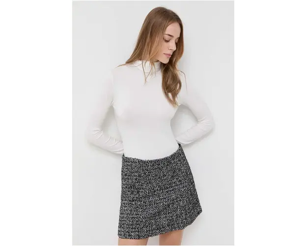 MAX&Co. pulover femei, culoarea alb, light, cu guler