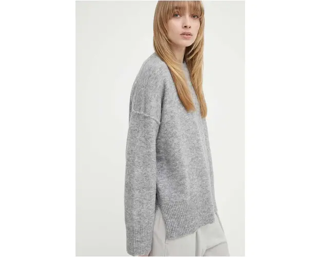 Day Birger et Mikkelsen pulover de lana Josie - Cozy Days RD femei, culoarea gri, light, DAY100420