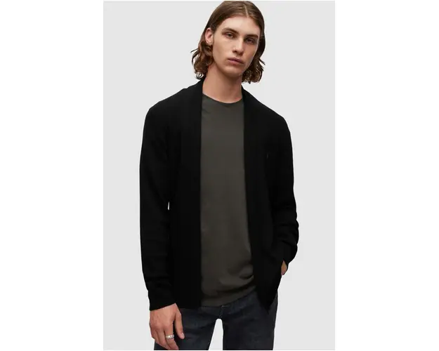 AllSaints cardigan din lana culoarea negru