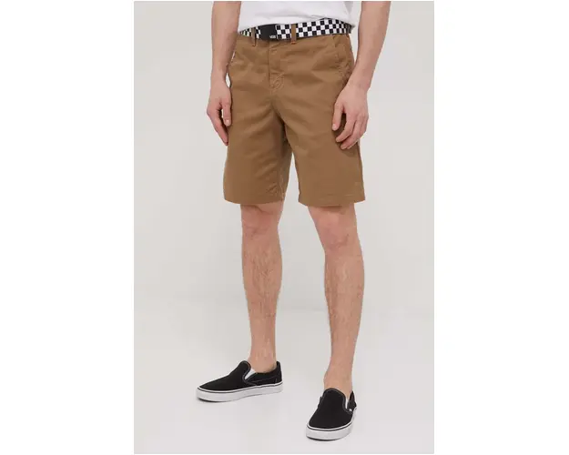 Vans pantaloni scurti barbati, culoarea maro VN0A5FJXDZ91-DIRT