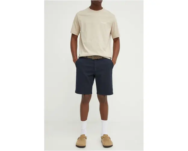 Marc O'Polo pantaloni scurti barbati, culoarea albastru marin