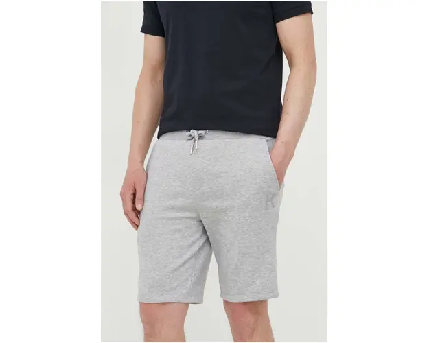 Karl Lagerfeld pantaloni scurti barbati, culoarea gri