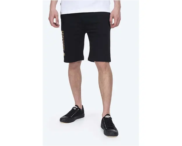 Alpha Industries pantaloni scurti Basic barbati, culoarea negru 116364FP.583-black
