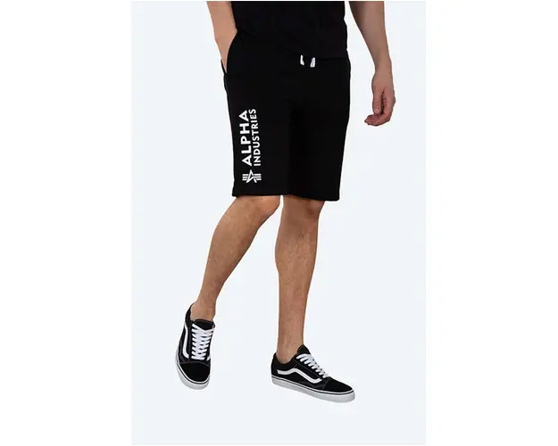 Alpha Industries pantaloni scurti Basic barbati, culoarea negru 116364.03-black