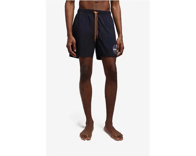 Napapijri pantaloni scurti de baie barbati, culoarea bleumarin, uni NA4G5C.176-176