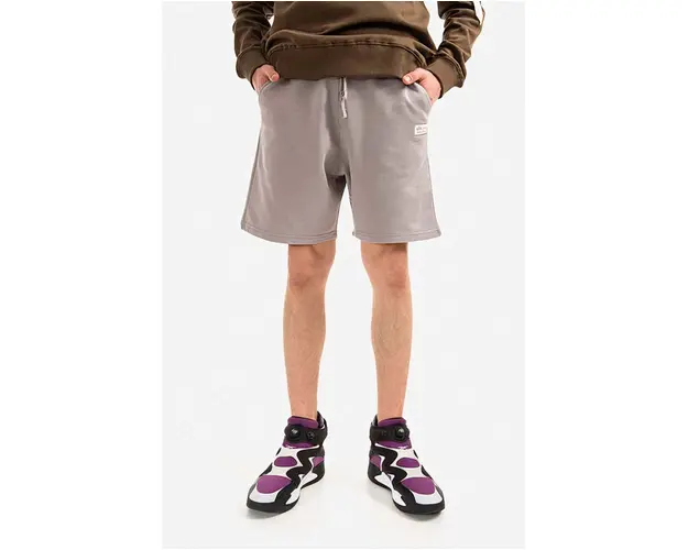 Alpha Industries pantaloni scurti din bumbac culoarea gri 106365.643-grey