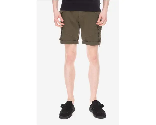Alpha Industries pantaloni scurti Combat Short 116210 142 barbati, culoarea verde 116210.142-green