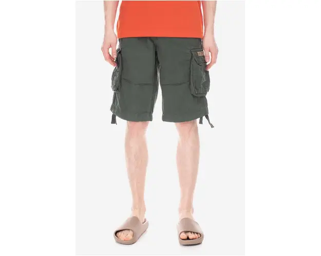 Alpha Industries pantaloni scurti din bumbac Alpha Industries Jet Short 191200 353 culoarea verde 191200.353-green