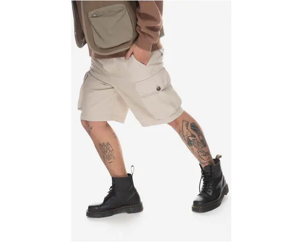 Wood Wood pantaloni scurti din bumbac culoarea bej 12315202.5016-LIGHTSAND