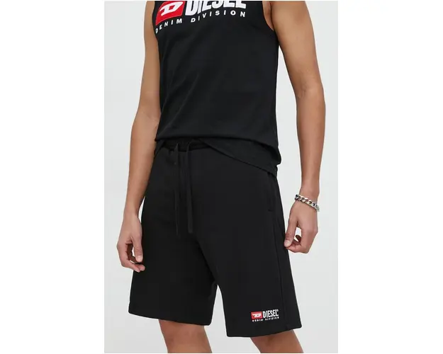 Diesel pantaloni scurti din bumbac culoarea negru A03760.0GEAD