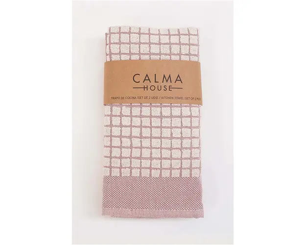 Calma House un set de prosoape de bucatarie Oporto 50 x 50 cm 2-pack