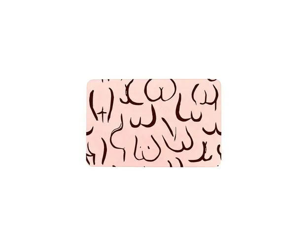Artsy Doormats covoras de baie Bums