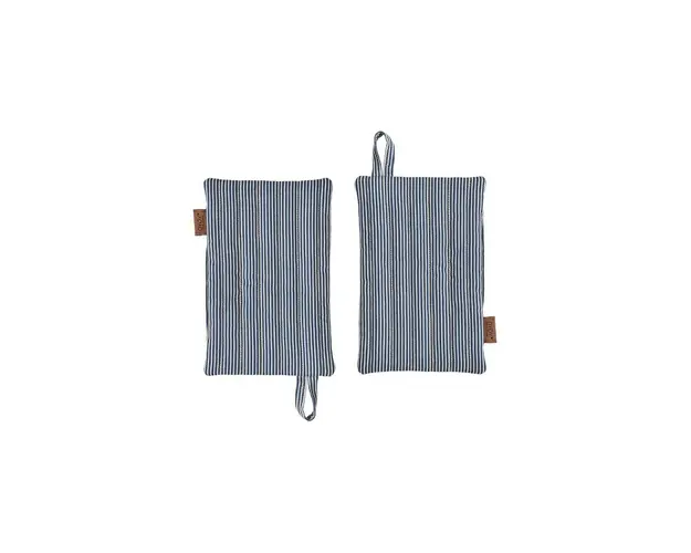 OYOY manusa de bucatarie Striped Denim 2-pack