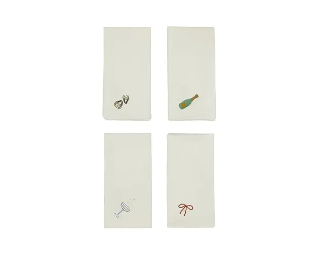 OYOY set de servetele de bumbac New Year Napkin 4-pack