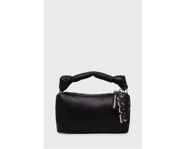 Karl Lagerfeld poseta de piele culoarea negru