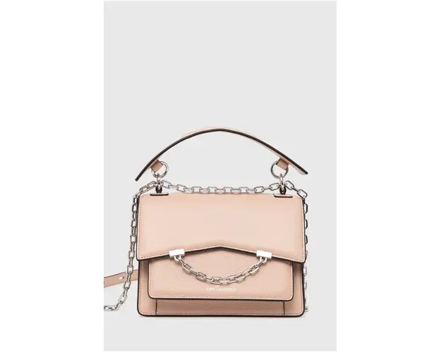 Karl Lagerfeld poseta de piele culoarea negru