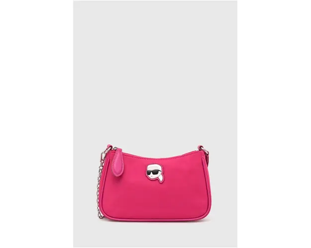 Karl Lagerfeld poseta culoarea roz