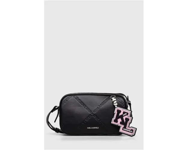 Karl Lagerfeld poseta culoarea negru