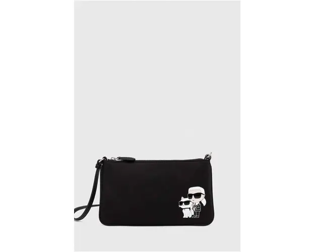 Karl Lagerfeld borseta femei, culoarea negru