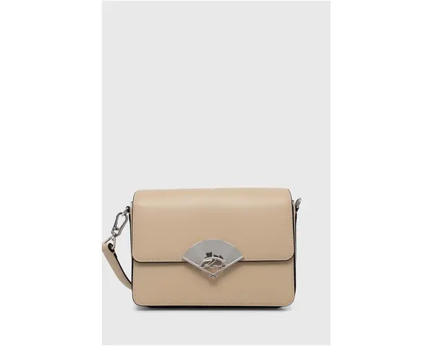 Karl Lagerfeld poseta de piele culoarea bej