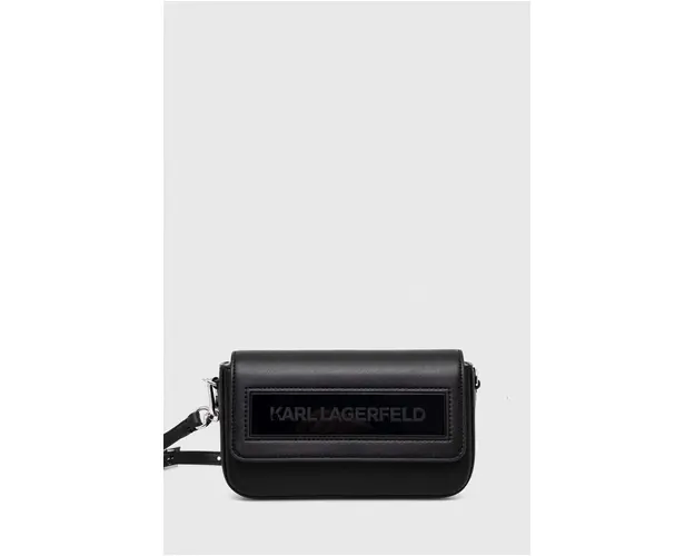 Karl Lagerfeld poseta culoarea negru