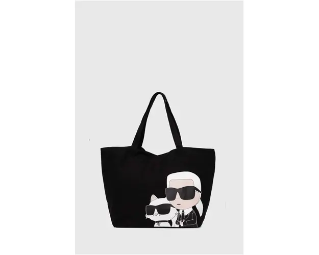 Karl Lagerfeld poseta culoarea negru, 245W3850