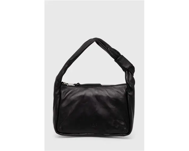 IRO poseta de piele culoarea negru, WF47NOUE