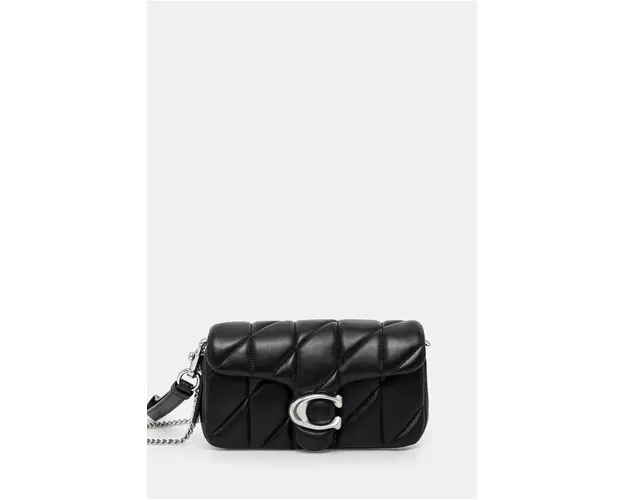 Coach poseta de piele Tabby culoarea negru, CP018