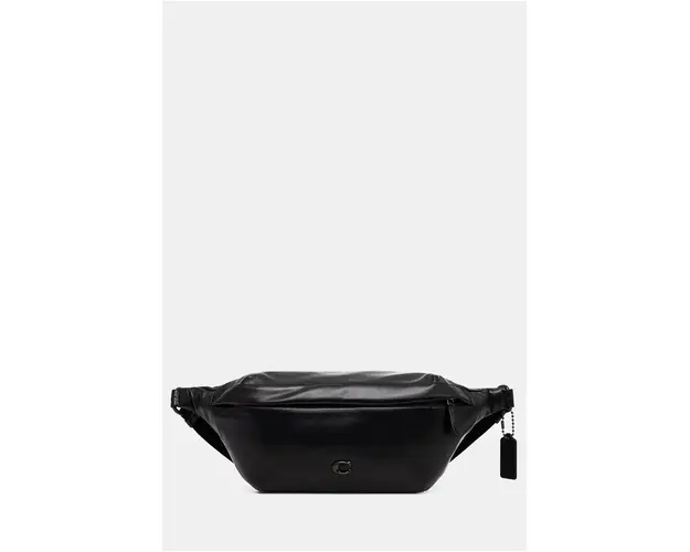 Coach borseta de piele culoarea negru, CU103