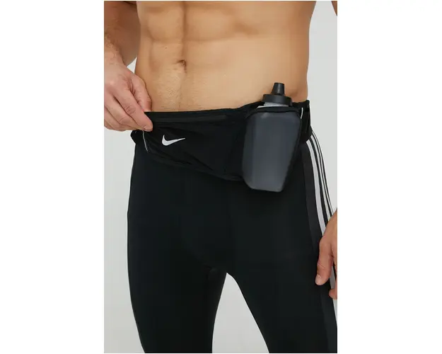 Nike curea de alergare cu o sticla de apa culoarea negru